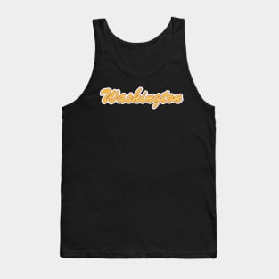 Football Fan of Washington Tank Top